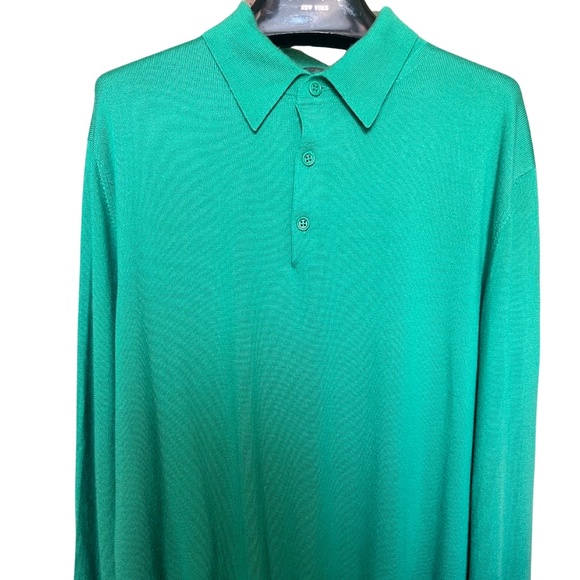 Manrico men's cashmere 3 button polo - Picture 1 of 2